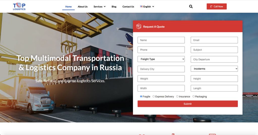Website Design Client Portfolio 1